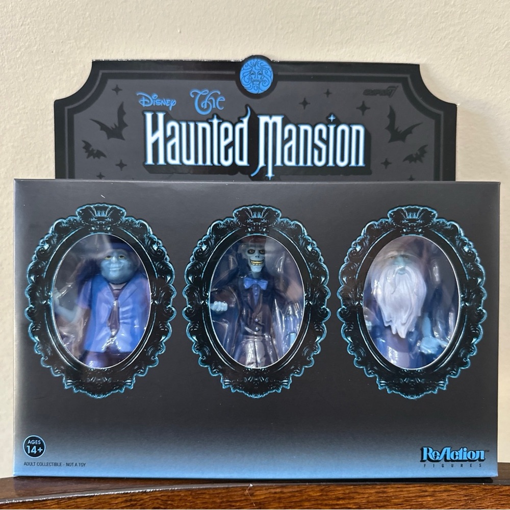 Disney Haunted Mansion Ghost Trio Figures - Blue and Gray